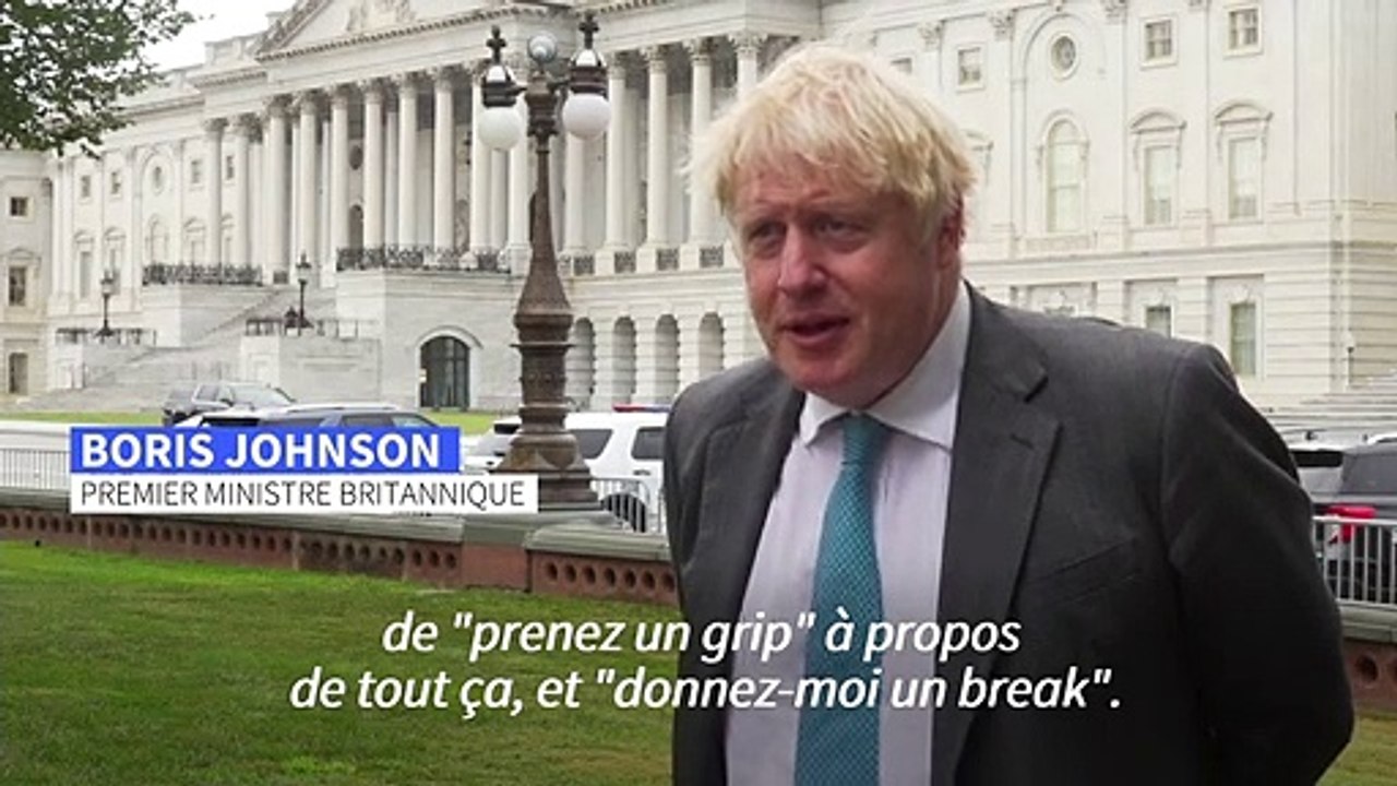 "Donnez-moi un break": Boris Johnson appelle Paris à se ressaisir dans la crise des sous-marins