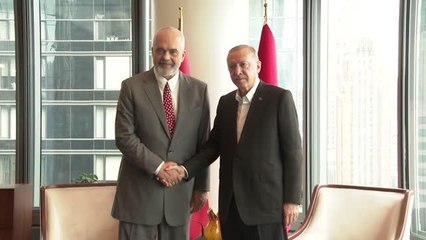 Son dakika haber | Cumhurbaşkanı Erdoğan, Arnavutluk Başbakanı Rama'yı kabul etti