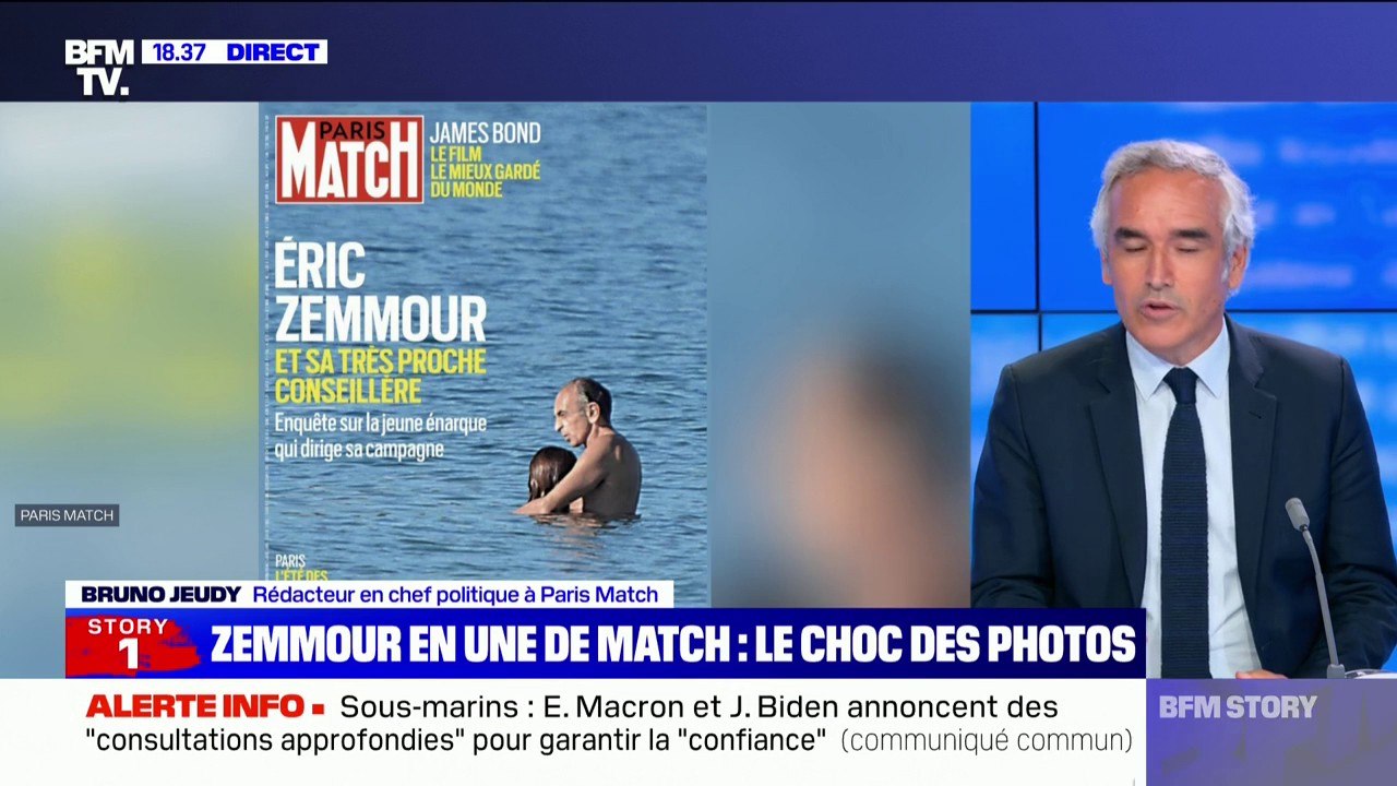 Des photos privées d'Éric Zemmour en une de Paris Match