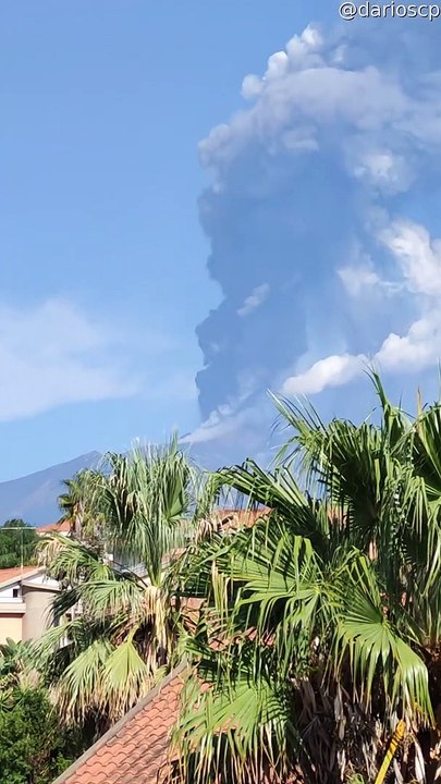 Etna Erupts Volcanic Ash