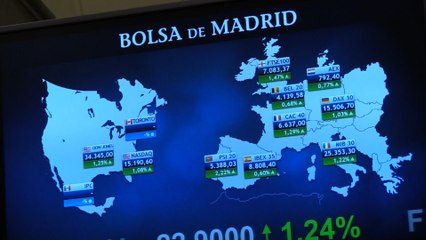 La bolsa española recupera los 8.800 puntos al repuntar un 0,6 % en la sesión del miércoles