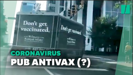 "Ne vous faites pas vacciner" la pub choc d'une vraie-fausse entreprise de pompe funèbre