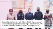 Brigitte et Emmanuel Macron réunis à la Fondation Louis-Vuitton pour une grande inauguration