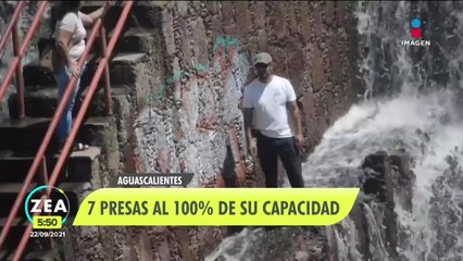 Al 100% de su capacidad 7 presas en Aguascalientes