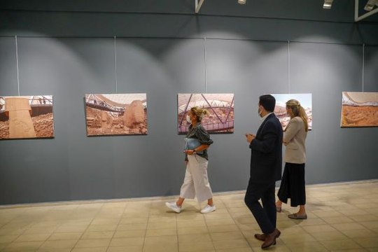 Tarihin sıfır noktası Göbeklitepe'nin fotoğrafları sergilendi
