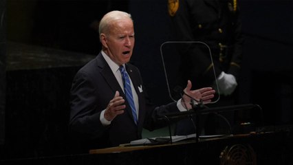 Devant la tribune de l'ONU, Joe Biden affirme vouloir coopérer avec la communauté internat