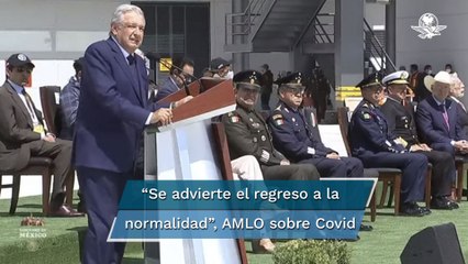 Ya se advierte el regreso a la normalidad, el que estemos venciendo la pandemia: AMLO