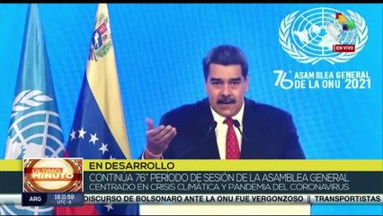 Descargar video: Intervención del Presidente Nicolás Maduro en la Asamblea General de Naciones Unidas