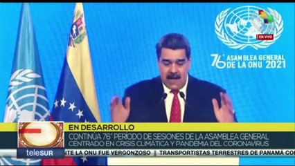 Nicolás Maduro: Es urgente una respuesta rápida para evitar efectos del cambio climático