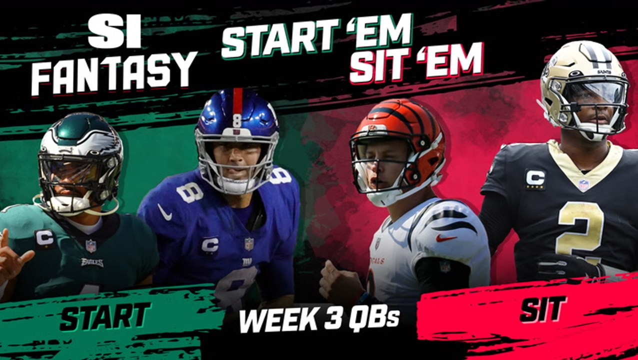 Week 3 Start 'Em or Sit 'Em: Quarterbacks
