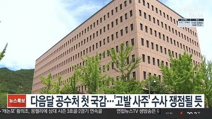 下载视频: 다음달 공수처 첫 국감…'고발 사주' 수사 쟁점될 듯