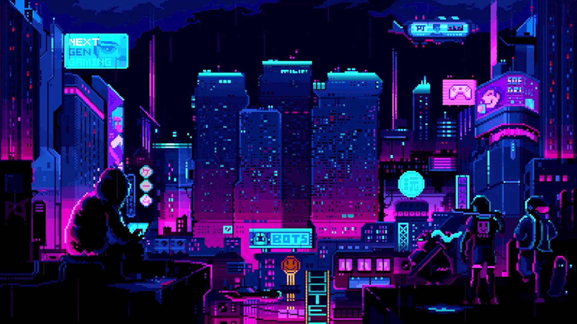 City of Gamers - Chill/Gaming/Studying Lofi Hip Hop Mix - (1 hour) on Make  a GIF