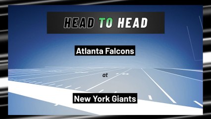 New York Giants - Atlanta Falcons - Over/Under