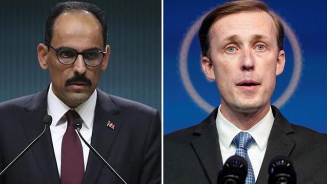 Cumhurbaşkanlığı Sözcüsü Kalın, ABD Ulusal Güvenlik Danışmanı Sullivan ile Beyaz Saray'da görüştü