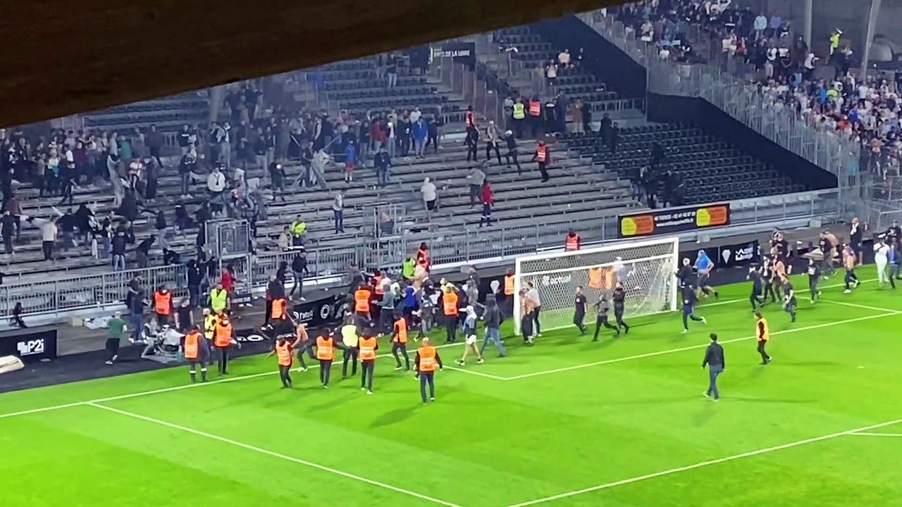 SCO-OM : des incidents à la fin du match entre supporters