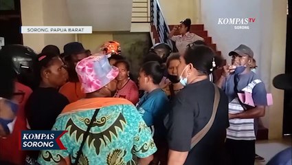 Warga Sorong Protes Disnaker Karena Tidak Terima Bantuan Dari Yayasan Tangan Kasih