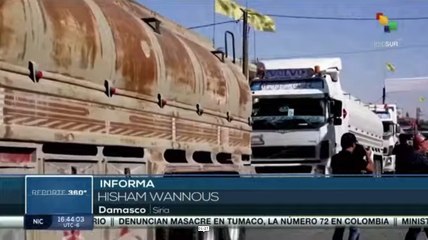 Pueblo libanés agradece envío de combustible iraní a través de Siria