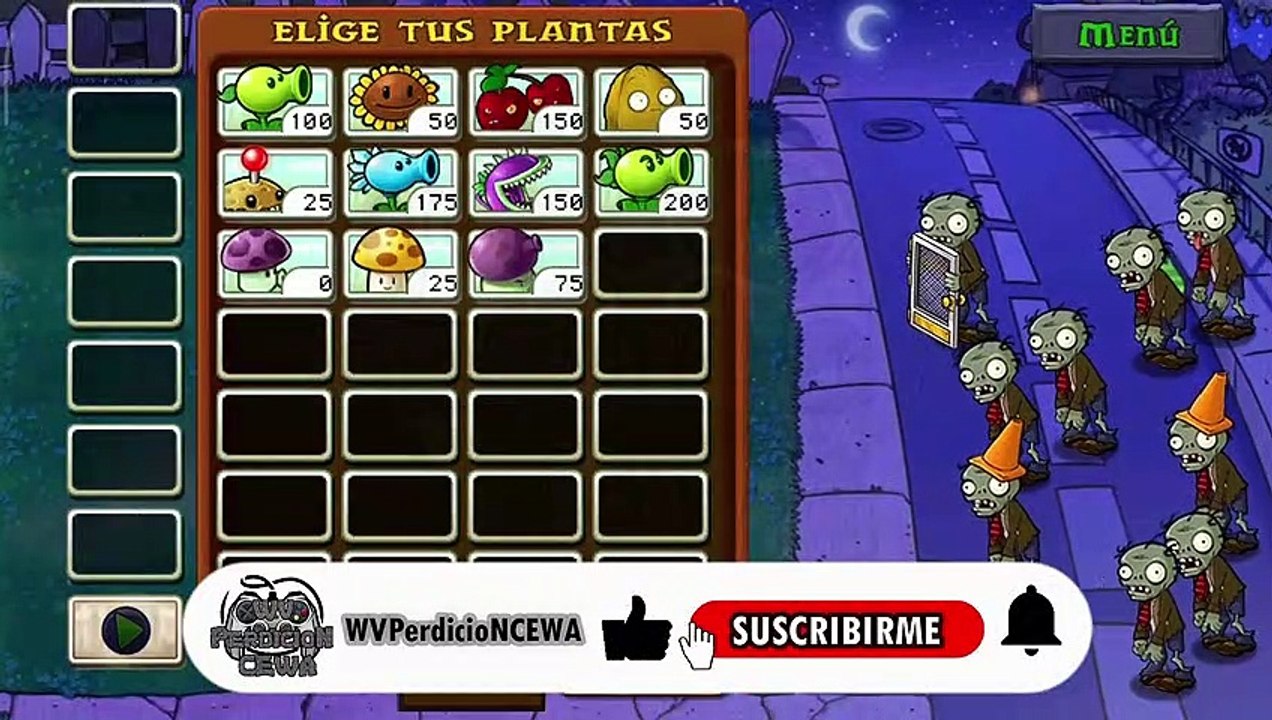 #13 Plantas Contra Zombis Free Aventura Noche Nivel 3 / Consigo la Comepiedras / Android