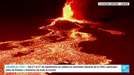 España: lava del volcán Cumbre Vieja avanza sin parar mientras arrasa todo a su paso