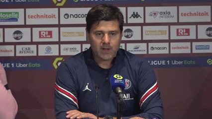 Pochettino 'happy with the character shown by PSG' after late win against Metz