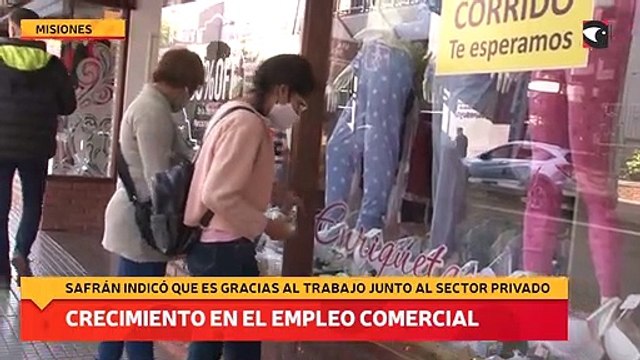 Misiones encabeza la medición del crecimiento en el empleo comercial