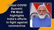 Global Covid Summit: PM Modi highlights India’s efforts in fight against coronavirus