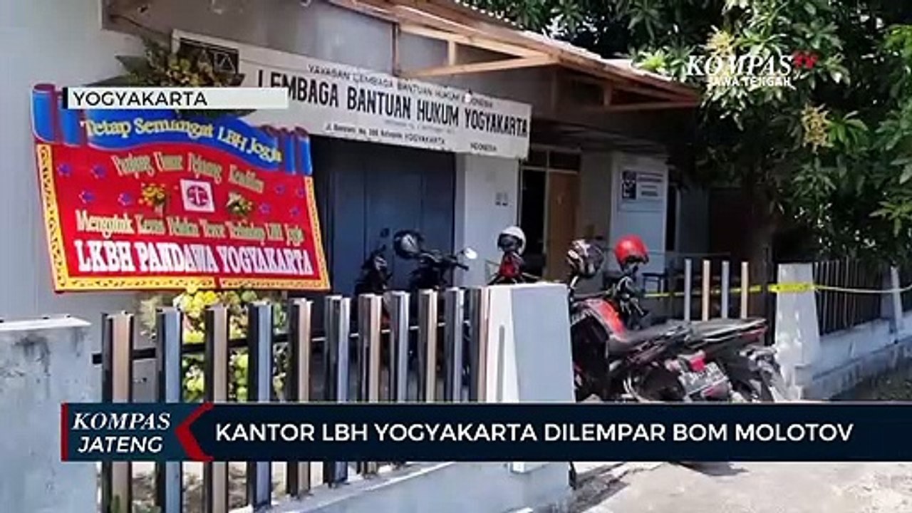 Kantor LBH Yogyakarta Dilempar Bom Molotov