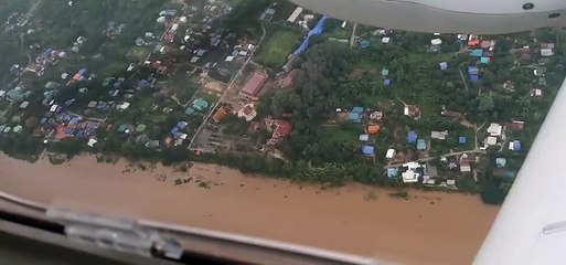 กองทัพอากาศ ส่งเครื่องบินลาดตระเวน ติดตามสถานการณ์ "น้ำท่วม" (ชมคลิป)