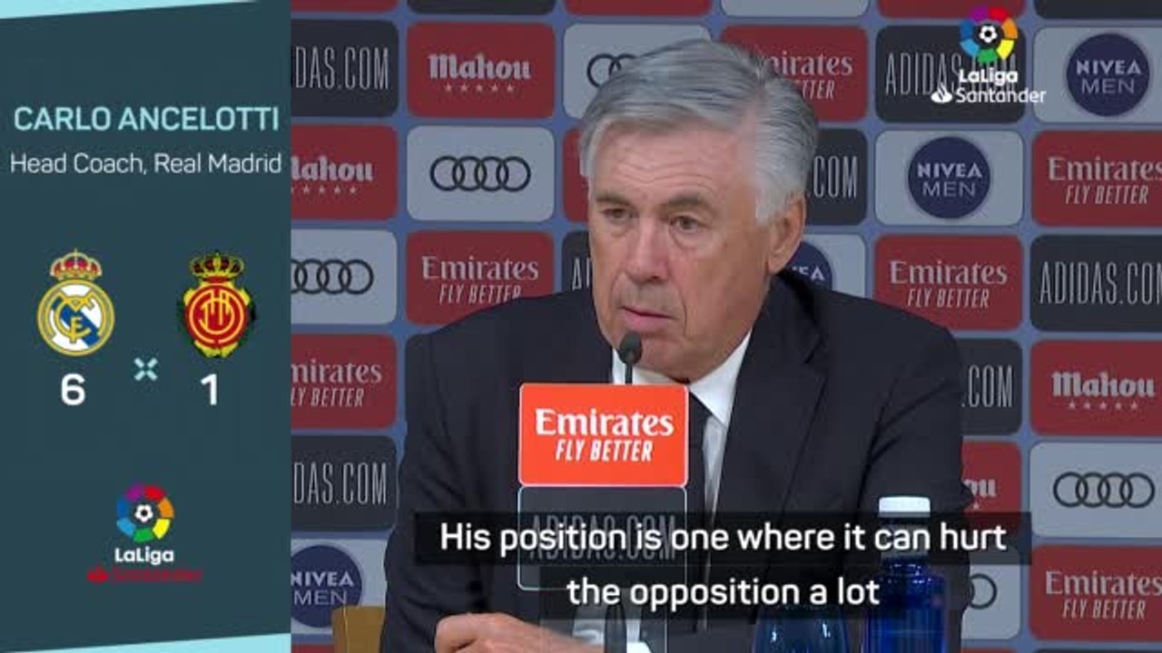 Ancelotti thrilled with Asensio's hat-trick against Mallorca