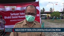 Kasus Covid 19 Turun, Kota Gorontalo Keluar Zona Merah