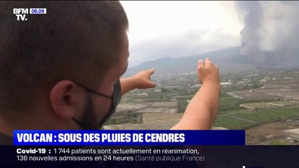 Éruption aux Canaries: une pluie de cendres s'abat sur les habitants de La Palma