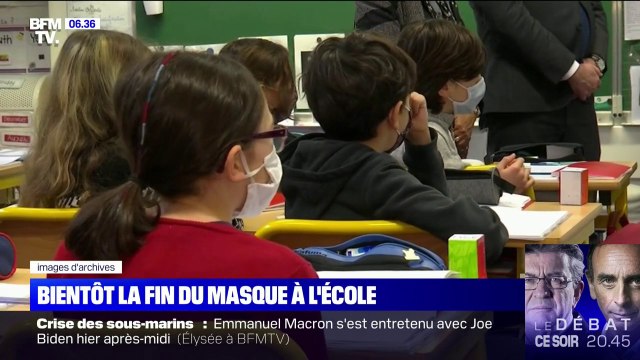 On va pouvoir retrouver nos classes telles qu'on les a connues : ce professeur salue la fin du masque à l'école dans certains départements dès le 4 octobre