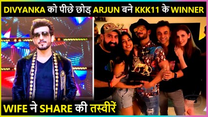 Arjun Bijlani Wins Khatron Ke Khiladi 11 | Wife Neha Shares Pic With Trophy