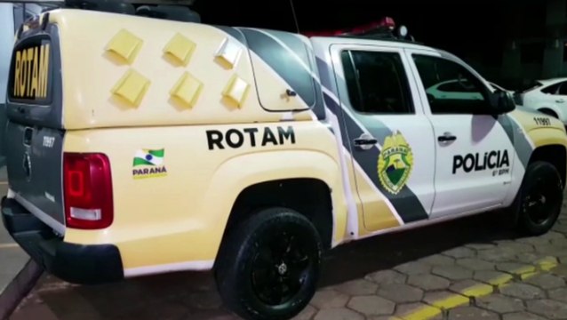 ROTAM detém homem e apreende arma de fogo durante abordagem a ônibus na BR-277