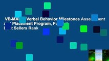 VB-MAPP: Verbal Behavior Milestones Assessment and Placement Program, Full Set  Best Sellers Rank