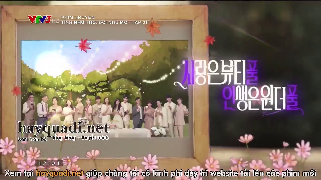 Tình Như Thơ - Đời Như Mơ Tập 21 - VTV3 thuyết minh tap 22 - Phim Hàn Quốc - Xem phim tinh nhu tho - doi nhu mo tap 21