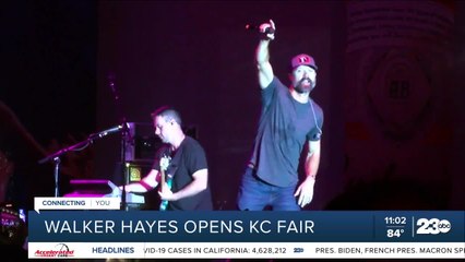 Walker Hayes opens the Kern County Fair