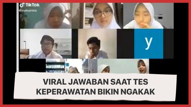 Viral Jawaban Mahasiswa Saat Tes Keperawatan Via Zoom Bikin Ngakak, Reaksi Dosen Disorot