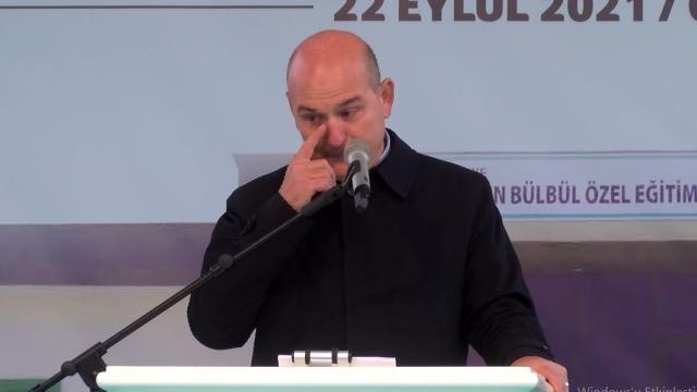 Son dakika... Bakan Soylu, Eren Bülbül adına yaptırılan okul açılışında duygulandı