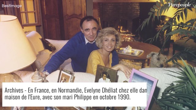 Evelyne Dhéliat face à la mort de son mari Philippe : Vous êtes obligée d'avancer