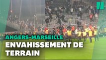 Angers-Marseille: Des incidents entre supporters sur la pelouse après le match