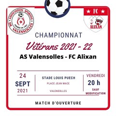 Ouverture Championnat Vétérans 2021 - 2022