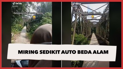 Viral Jembatan Layang Selebar Jalan Setapak, Miring Sedikit Auto Beda Alam