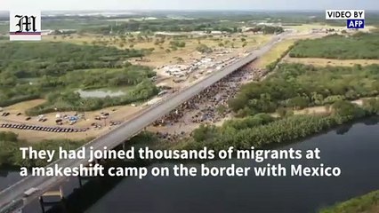 Chaos at Port-au-Prince airport as migrants are deported from Texas