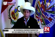 Se evidencian enfrentamientos en el Gabinete Ministerial