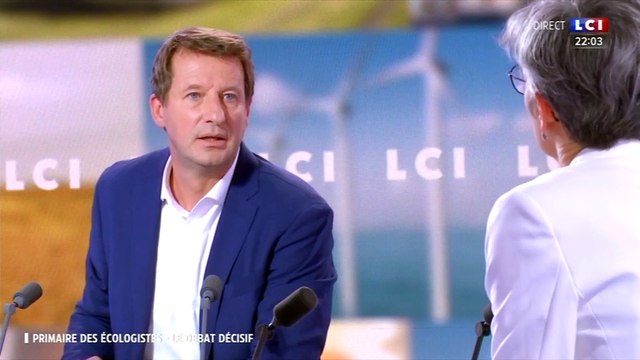 Un extrait du débat Jadot/Rousseau sur LCI