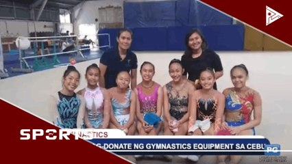 PSC, nag-donate ng gymnastics equipment sa Cebu