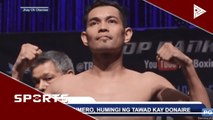 Casimero, humingi ng tawad kay Donaire