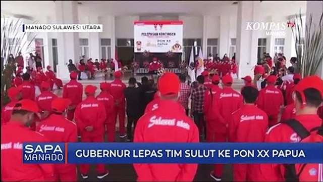 Gubernur Lepas Tim Sulut Ke Pon XX Papua