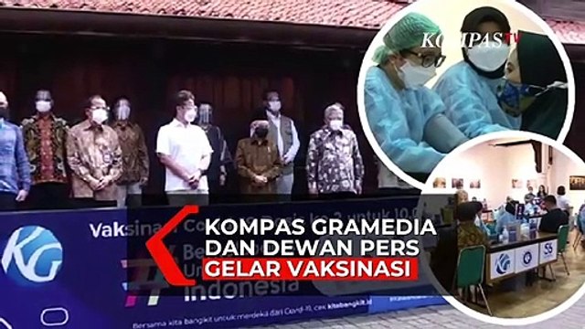 Kolaborasi Kompas Gramedia dan Dewan Pers Vaksinasi 10.000 Pekerja Media